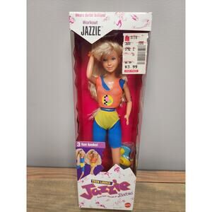 Vintage 1988 Mattel - Teen Looks Workout Jazzie Doll 3633